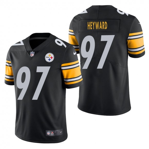 Men's Pittsburgh Steelers Cameron Heyward Black Vapor Untouchable Limited Jersey