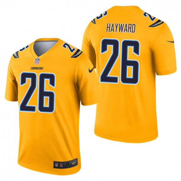 Men's Los Angeles Chargers Casey Hayward Gold Inverted Legend Jersey