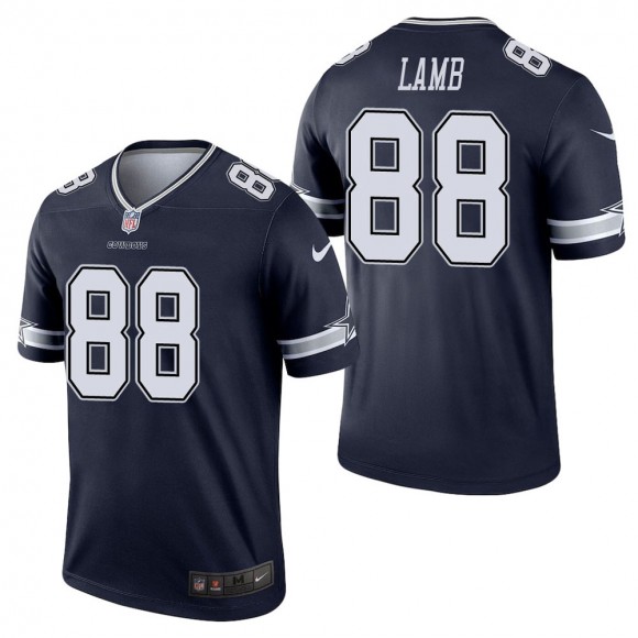 Men's Dallas Cowboys CeeDee Lamb Navy Legend Jersey