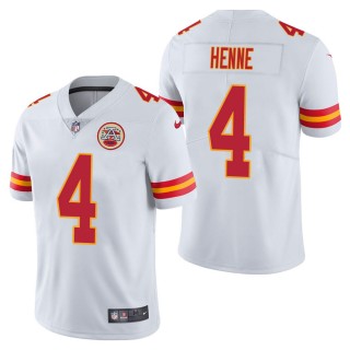 Men's Kansas City Chiefs Chad Henne White Vapor Untouchable Limited Jersey