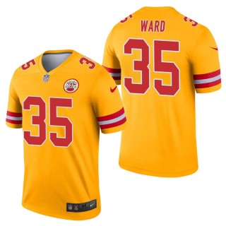 Men's Kansas City Chiefs Charvarius Ward Gold Inverted Legend Jersey