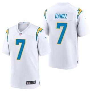 Men's Los Angeles Chargers Chase Daniel White Game Jersey