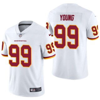 Men's Washington Football Team Chase Young White Vapor Limited Jersey
