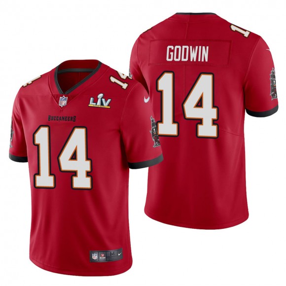 Men's Tampa Bay Buccaneers Chris Godwin Red Super Bowl LV Jersey