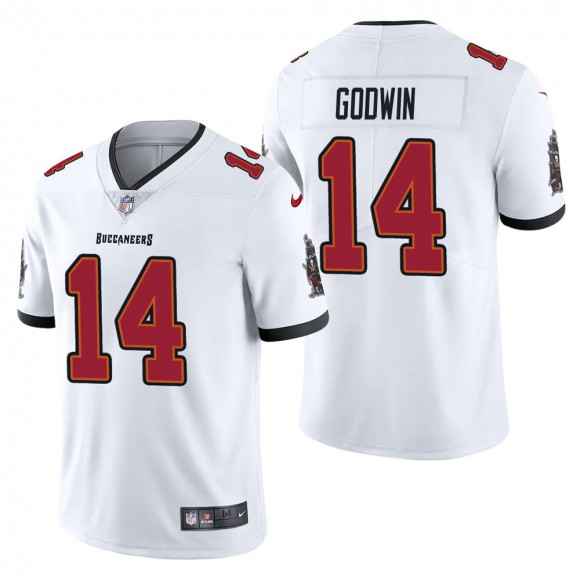 Men's Tampa Bay Buccaneers Chris Godwin White Vapor Limited Jersey