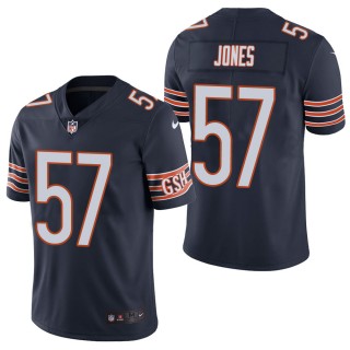 Men's Chicago Bears Christian Jones Navy Vapor Limited Jersey