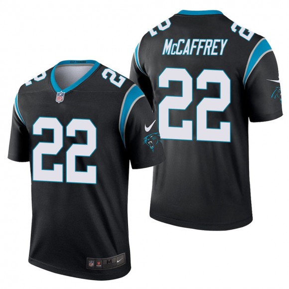 Men's Carolina Panthers Christian McCaffrey Black Legend Jersey