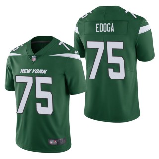 Men's New York Jets Chuma Edoga Green Vapor Untouchable Limited Jersey