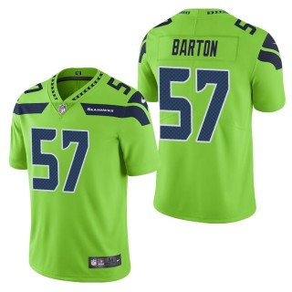 Men's Seattle Seahawks Cody Barton Green Color Rush Limited Jersey