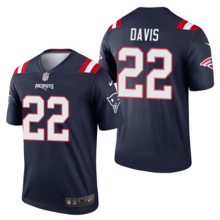 Men's New England Patriots Cody Davis Navy Legend Jersey
