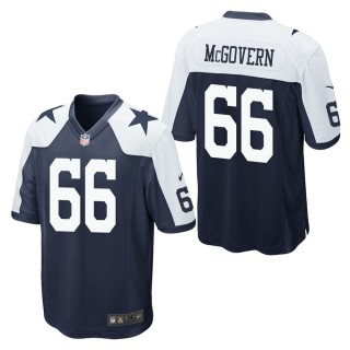 Men's Dallas Cowboys Connor McGovern Navy Alternate Game Jersey