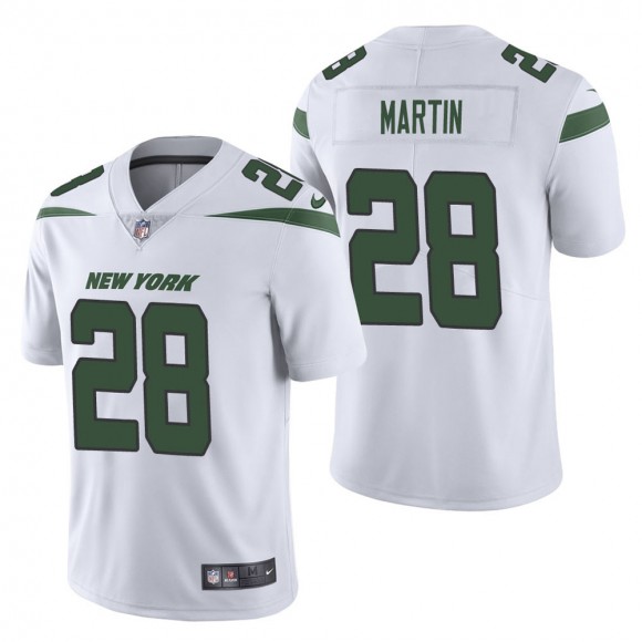 Men's New York Jets Curtis Martin White Vapor Untouchable Limited Jersey