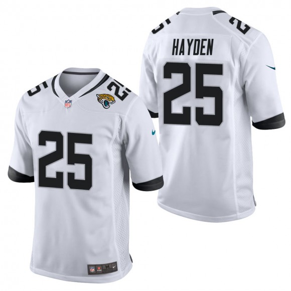 Men's Jacksonville Jaguars D. J. Hayden White Game Jersey