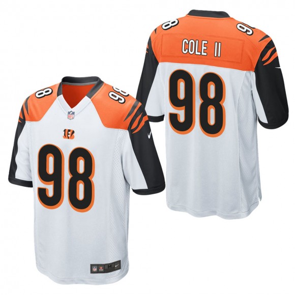 Men's Cincinnati Bengals D.J. Reader White Game Jersey