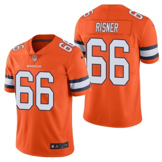 Men's Denver Broncos Dalton Risner Orange Color Rush Limited Jersey