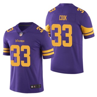 Men's Minnesota Vikings Dalvin Cook Purple Color Rush Limited Jersey