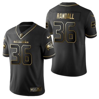 Men's Seattle Seahawks Damarious Randall Black Golden Edition Jersey
