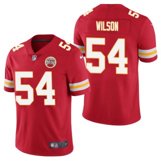 Men's Kansas City Chiefs Damien Wilson Red Vapor Untouchable Limited Jersey