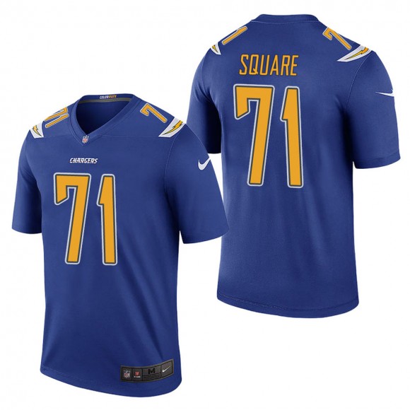 Men's Los Angeles Chargers Damion Square Royal Color Rush Legend Jersey