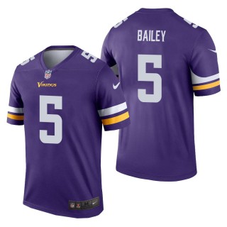 Men's Minnesota Vikings Dan Bailey Purple Legend Jersey