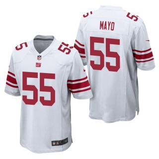 Men's New York Giants David Mayo White Game Jersey