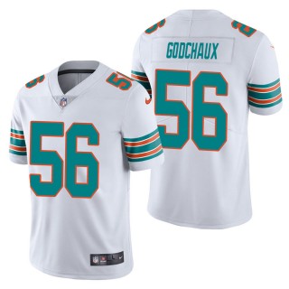 Men's Miami Dolphins Davon Godchaux White Alternate Vapor Limited Jersey