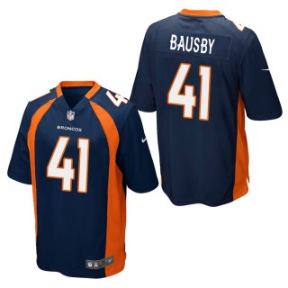 Men's Denver Broncos De'Vante Bausby Navy Game Jersey