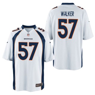 Men's Denver Broncos DeMarcus Walker White Game Jersey
