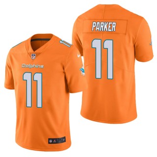 Men's Miami Dolphins DeVante Parker Orange Color Rush Limited Jersey