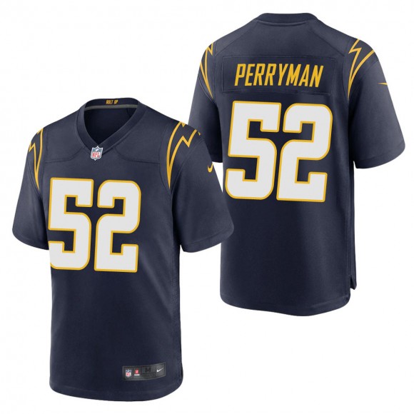 Men's Los Angeles Chargers Denzel Perryman Navy Alternate Game Jersey