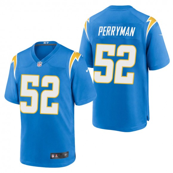 Men's Los Angeles Chargers Denzel Perryman Powder Blue Game Jersey