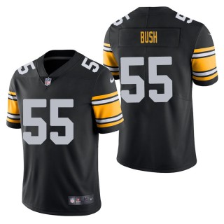 Men's Pittsburgh Steelers Devin Bush Black Alternate Vapor Limited Jersey