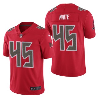 Men's Tampa Bay Buccaneers Devin White Red Color Rush Limited Jersey