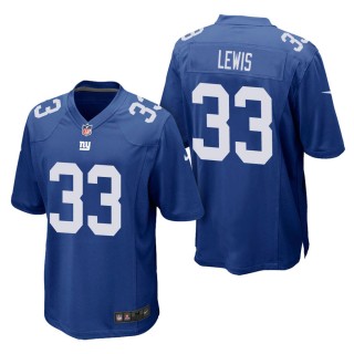 Men's New York Giants Dion Lewis Royal Game Jersey