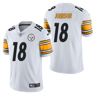 Men's Pittsburgh Steelers Diontae Johnson White Vapor Untouchable Limited Jersey