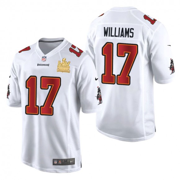 Men's Tampa Bay Buccaneers Doug Williams White Super Bowl LV Champions Jersey