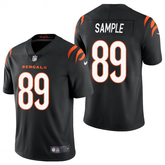 Men's Cincinnati Bengals Drew Sample Black 2021 Vapor Limited Jersey