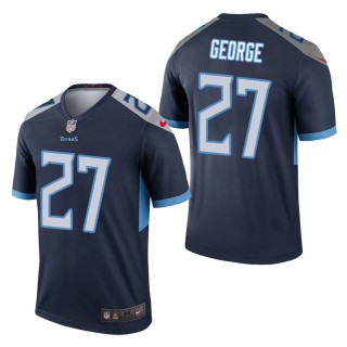 Men's Tennessee Titans Eddie George Navy Legend Jersey