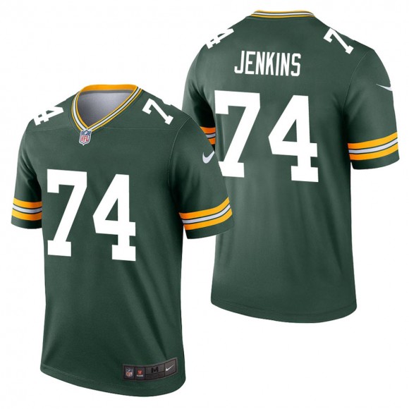 Men's Green Bay Packers Elgton Jenkins Green Legend Jersey