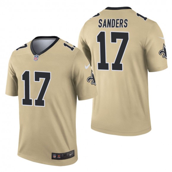 Men's New Orleans Saints Emmanuel Sanders Gold Inverted Legend Jersey