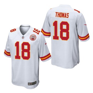 Men's Kansas City Chiefs Emmitt Thomas White Game Jersey