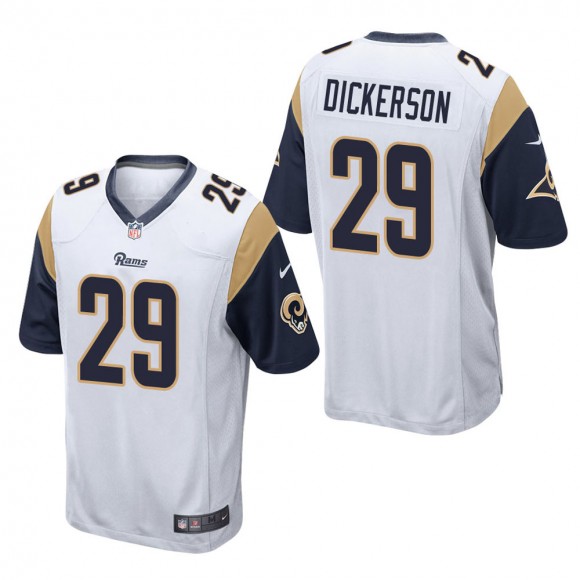 Men's Los Angeles Rams Eric Dickerson White Game Jersey