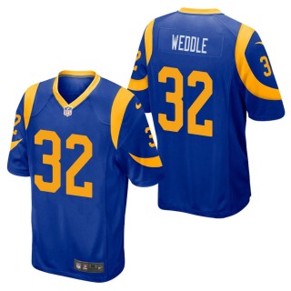 Men's Los Angeles Rams Eric Weddle Royal Game Jersey