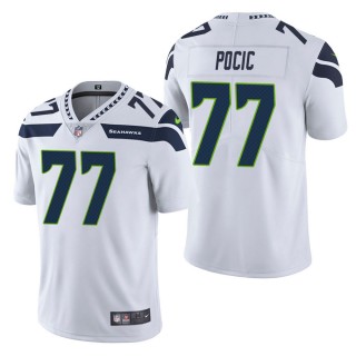 Men's Seattle Seahawks Ethan Pocic White Vapor Untouchable Limited Jersey