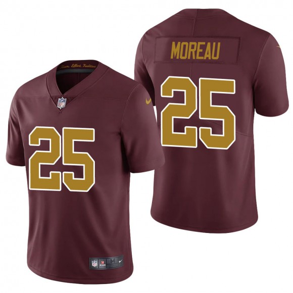 Men's Washington Football Team Fabian Moreau Burgundy Vapor Limited Jersey