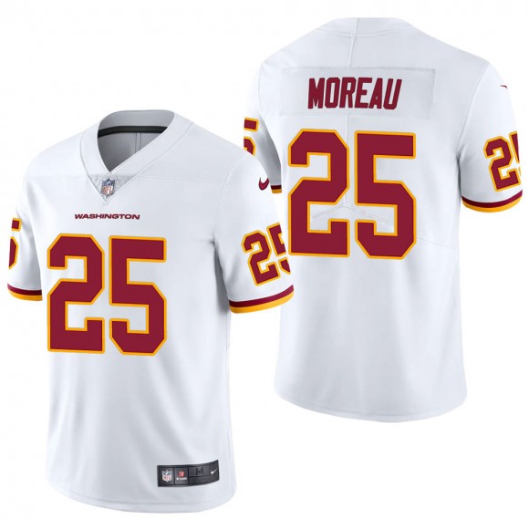 Men's Washington Football Team Fabian Moreau White Vapor Limited Jersey