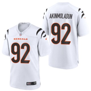 Men's Cincinnati Bengals Freedom Akinmoladun White 2021 Game Jersey