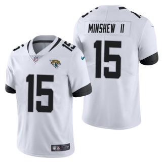 Men's Jacksonville Jaguars Gardner Minshew II White Vapor Untouchable Limited Jersey