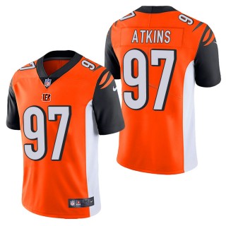 Men's Cincinnati Bengals Geno Atkins Orange Vapor Untouchable Limited Jersey