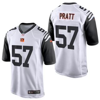 Men's Cincinnati Bengals Germaine Pratt White 2021 Alternate Game Jersey